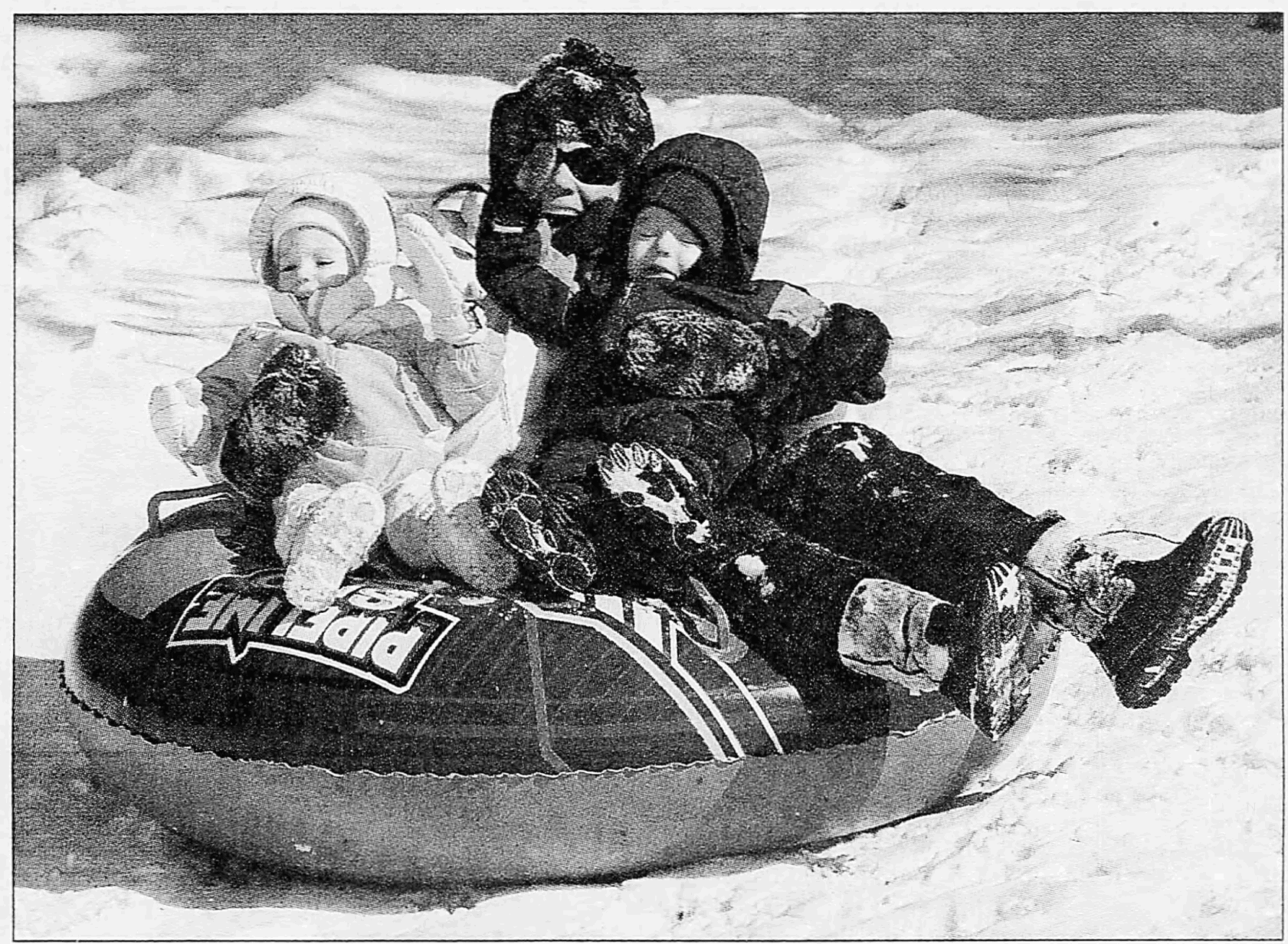 An inner tube ride